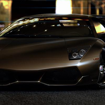 Lamborghini Murcielago Lp670 4 Sv Front Jackdarton Glare Night Lights 95095 1920x1080
